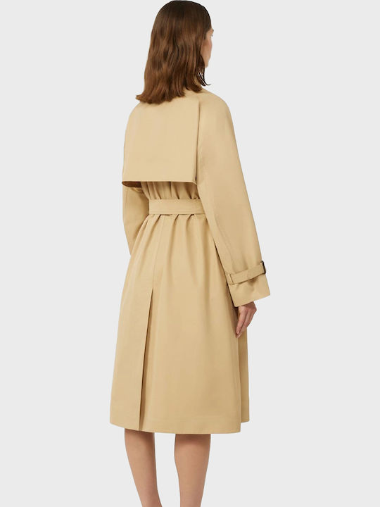 Damen Beige Trenchcoat