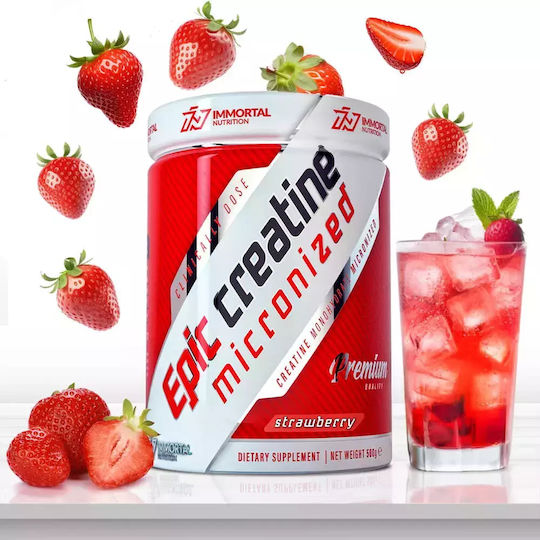 Immortal Nutrition Epic Creatine 5000mg Strawberry 500gr