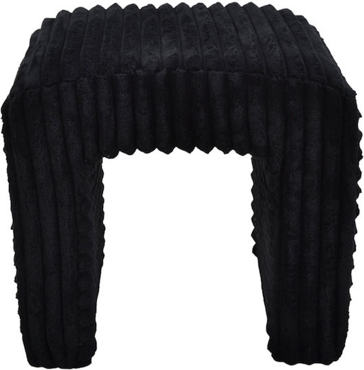 Footstool Black Color 43x35x41cm Footstool Black Color 43x35x41cm