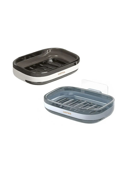 Verk Group Wall-mounted Soap Dish Plastic Black