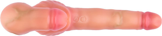Strapless Strap-on Double-ended Vibrating Dildo