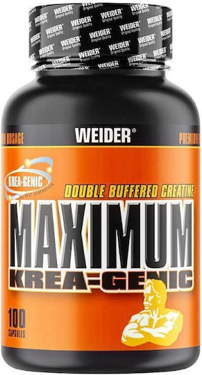 Weider Maximum Krea-Genic Μονοϋδρική Κρεατίνη 100 κάψουλες