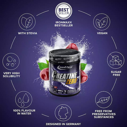 IronMaxx Creatine Powder Zero Kirsche 500gr