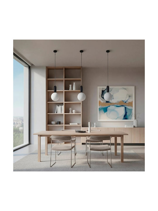 kelvo Estetico Pendant Light Black for 20 Bulbs E27 20x20x38cm