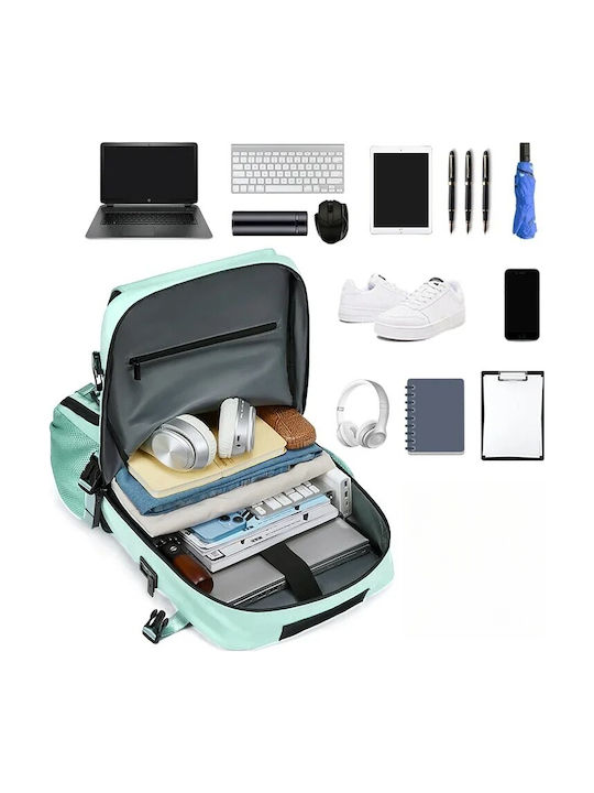 Rucksack Wasserdicht 40Es Türkis Rucksack Wasserdicht 40Es Türkis