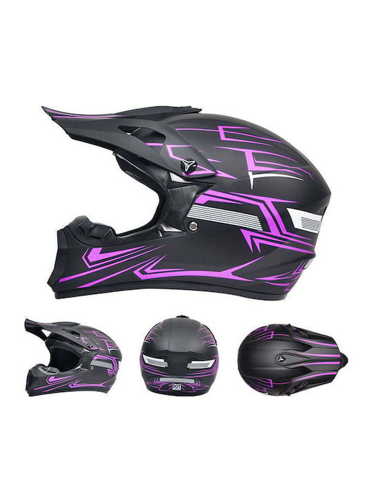 FIXATO Motorradhelm Motocross ECE 22.06