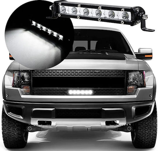 Led Super Slim Waterproof Headlight 18 Optonic Led Directional 6000lm-12/24volt Tc-318