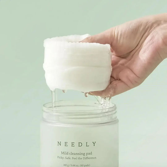 Needly Mild Cleansing Pads Cleansing Face 60pcs