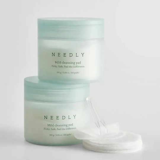 Needly Mild Cleansing Pads Cleansing Face 60pcs