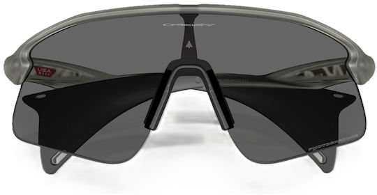 Oakley Cycling Glasses with Black Frame & Photochromic / Transparent Lenses