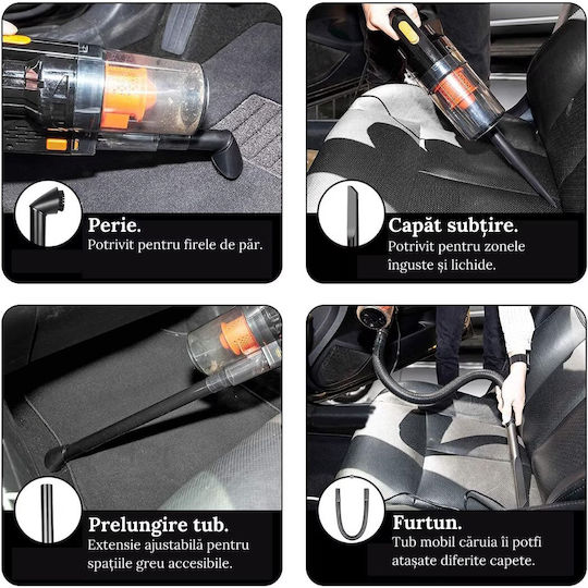Renew Force Aspirator De Mână Pentru Mașini Cu Cablu De Brichetă 12V