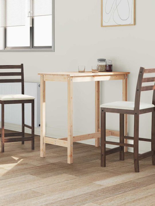 Scaun de exterior Lemn Light Brown 2buc 40x47.5x99.5cm
