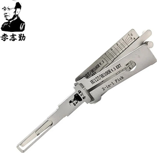 Lishi Auto Decoder Hu100r Hu127 2 În 1 Pick Bmw F Series Chei Hu100r 8 Tăieturi Lamă Portbagaj Ușă Contact Ridicător Dublu