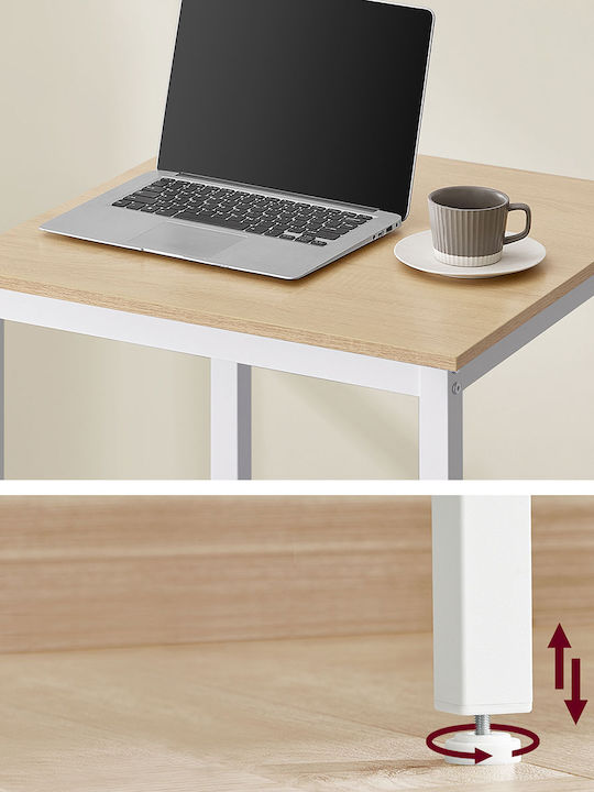 Table Bar Wooden with Metal Frame 60x60x92cm