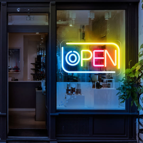 LED Sign One - Sided 40x36cm