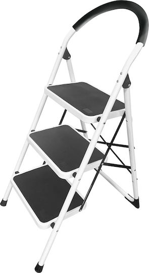 General Trade Eisen Stehleitern 3 Stufen 72cm