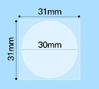 Niimbot 210 Self-Adhesive Label Rolls 31x31mm 1pcs