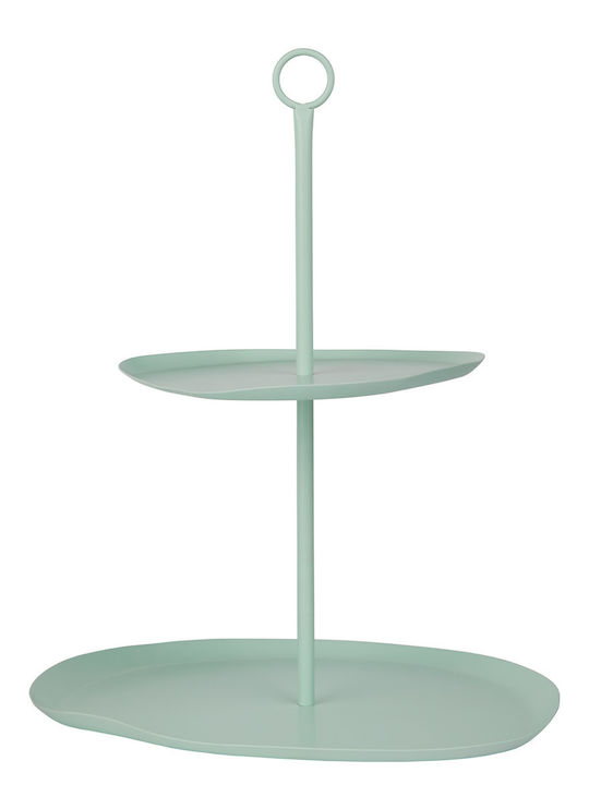 Butlers Metallic Dessert Tower Stand Green