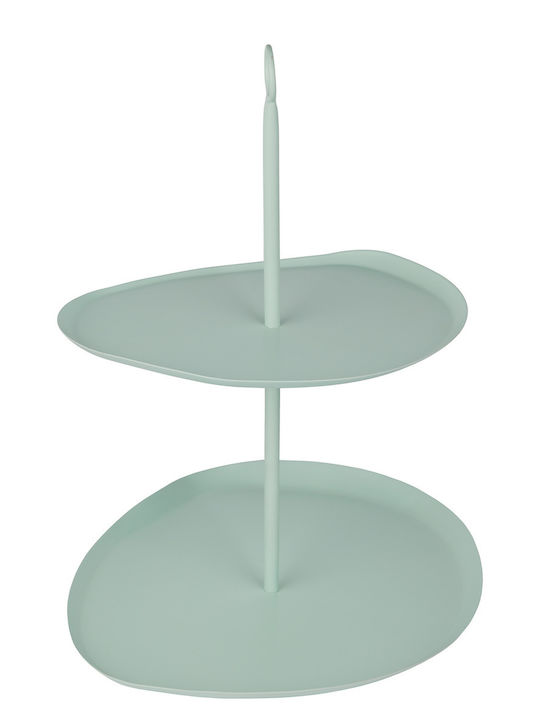 Butlers Metallic Dessert Tower Stand Green