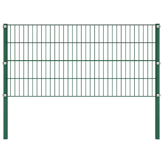 Gartenzaunbedarf Tastaturen Streikposten 1730x80 cm vidaXL Grün