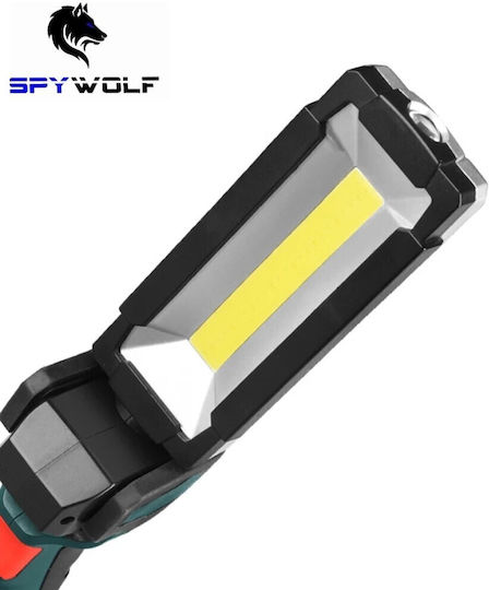 Spywolf Rechargeable Work Light with Extension Cord LED with Brightness up to 6000lm