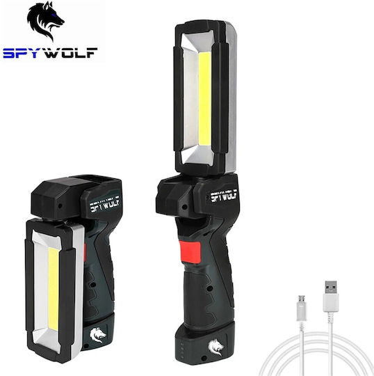 Spywolf Rechargeable Work Light with Extension Cord LED with Brightness up to 6000lm