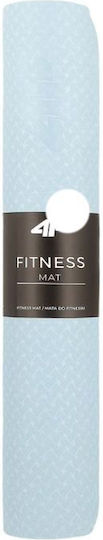 4F Trainingsmatte Yoga Blau (183x61x0.4cm)