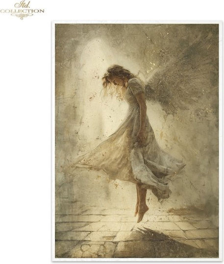 Ριζόχαρτα Ντεκουπάζ Itd Light & Shadow Σετ 3 Τεμ 30x40cm