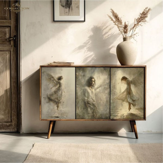 Ριζόχαρτα Ντεκουπάζ Itd Light & Shadow Σετ 3 Τεμ 30x40cm