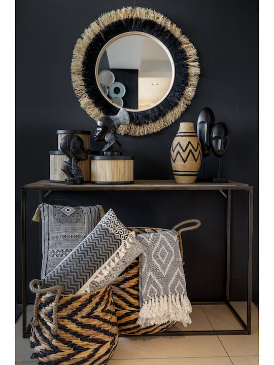 InTheBox Spica Decorative Basket Wicker Black 55x55x64cm
