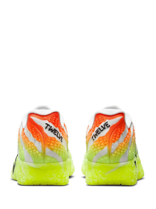 Ja 3 "Snowed In" Χαμηλά Μπασκετικά Παπούτσια White / Bright Crimson / Volt / Black