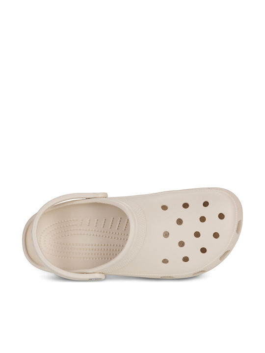 Crocs Classic Γυναικεία Σαμπό Μπεζ