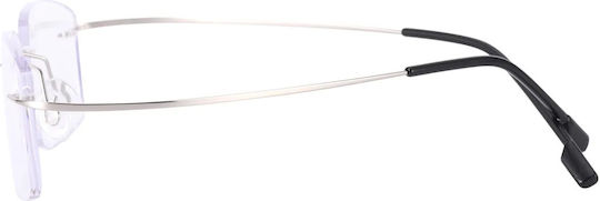 KRZ Lesebrille +2.50 Herrenuhren in Silber Farbe KRZRIM250
