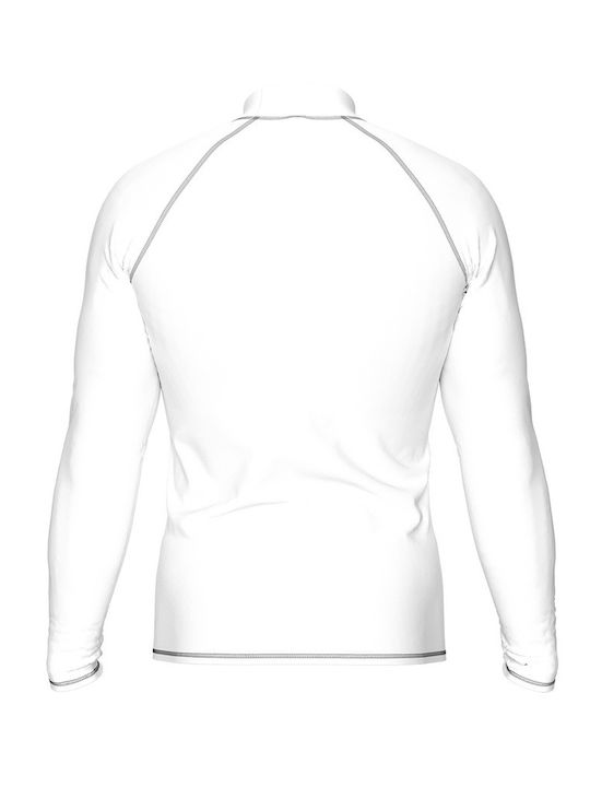 Arena Men's Long Sleeve Sun Protection Shirt White