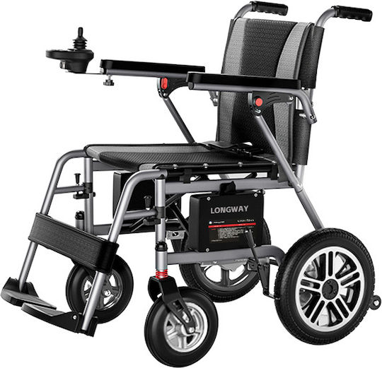 Electric Wheelchair 12" Folding LW01301A Black