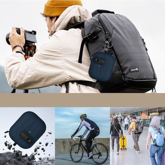 Tech-Protect Slim Hook Case Plastic with Hook in Blue color for Samsung Galaxy Buds 3 / 3 FE / 3 Pro