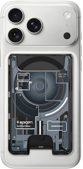 Spigen MagSafe Калъф за карти Ultra Hybrid Wallet в Черен цвят