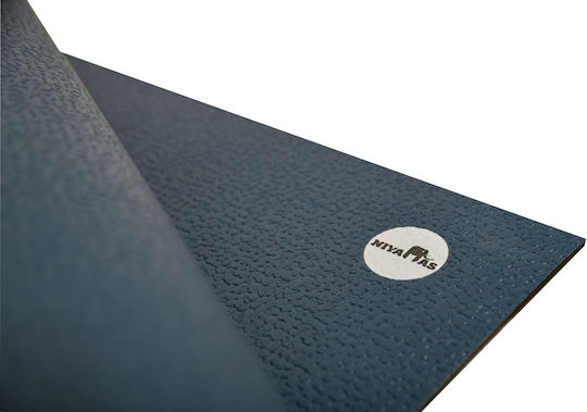 Στρώμα Γιόγκα Pro Yoga Mat Deva Dark Blue 185x65x0.55cm Ιμάντα Μεταφοράς