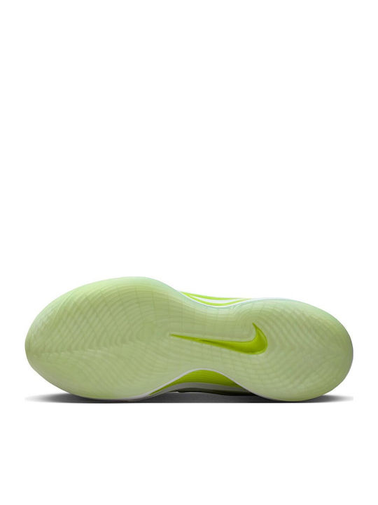 A'One Lem And Lime Low Basketball Shoes Volt Barely Volt White