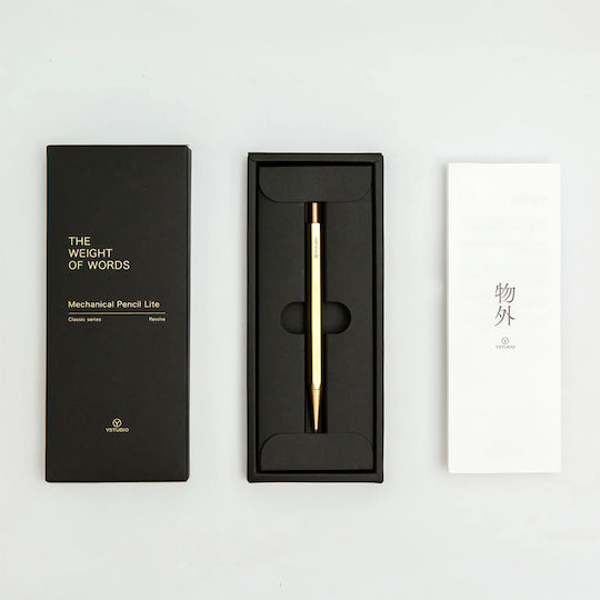Ystudio Classic Revolve Lite Brass Mechanical Pencil 0.7mm