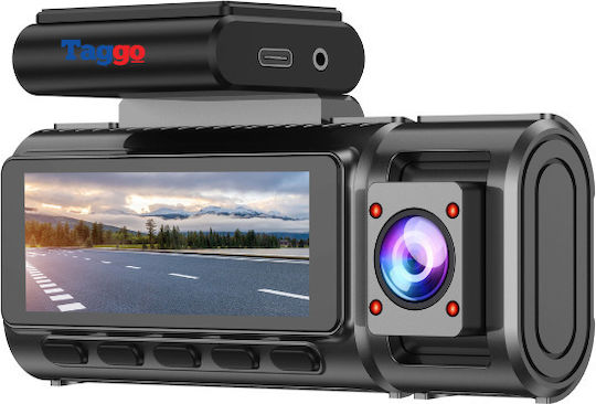 Taggo Σετ Κάμερα DVR Αυτοκινήτου 4K με Οθόνη Wi-Fi & Κάμερα Οπισθοπορείας