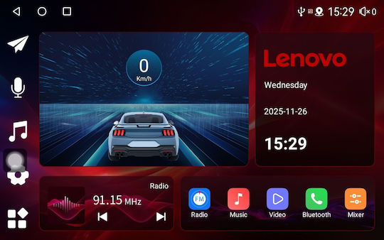 Lenovo Auto-Audiosystem 2004-2016 (Bluetooth/USB/WiFi/GPS/Apple-Carplay/Android-Auto) mit Touchscreen 9"