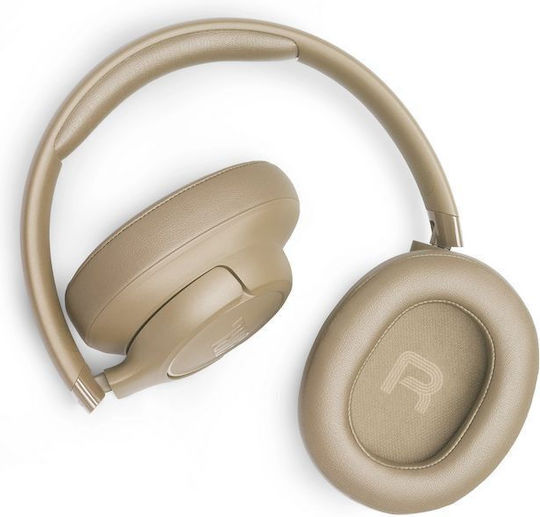 JBL Tune 780NC Wireless / Wired Over Ear Headphones with 76 hours of Operation and Quick Charge Beige