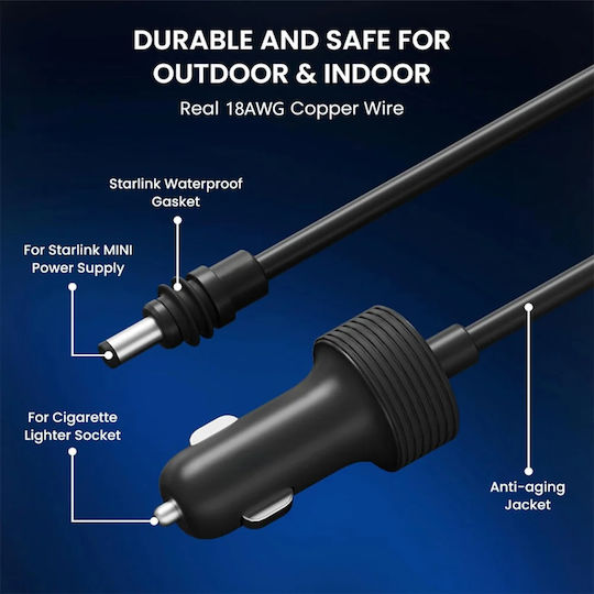 Καλώδιο DC - DC 15m 1-PER0121 1τμχ