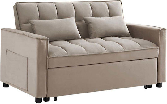 Tempo Two-Seater Couch Bed Beige 140x95x80 cm E998,5