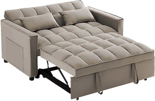 Tempo Two-Seater Couch Bed Beige 140x95x80 cm E998,5