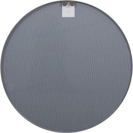 HomeMarkt Archer Wandspiegel mit Silber Metallisch Rahmen Durchmesser 80cm 1Stück