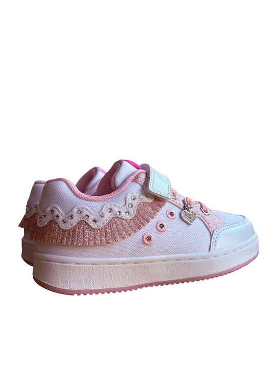 Frangetta Kids Sneakers with Lights White