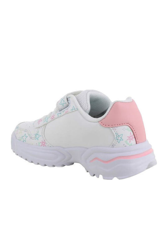 Παιδικά Sneakers με Σκρατς Λευκά