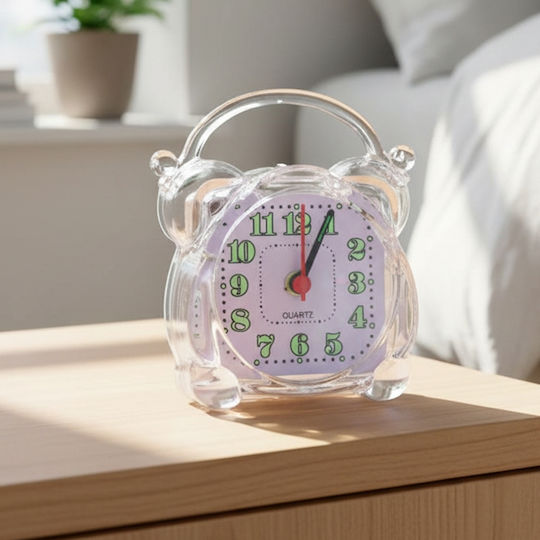 Avizar Kompakte Quarz Wecker Schlafzimmer Büros Transparent